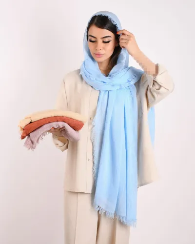 شال لینن راه راه S 00207