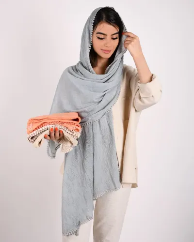شال لبه سکه ای شاین S 00244
