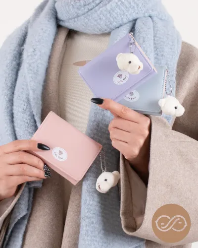 کیف پول cute bearB 00130