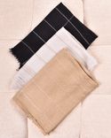 شال کنفی چهارخونه Oppsis00255 - 2