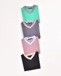 کراپ یقه راه راه OppsiZ00276 - 8